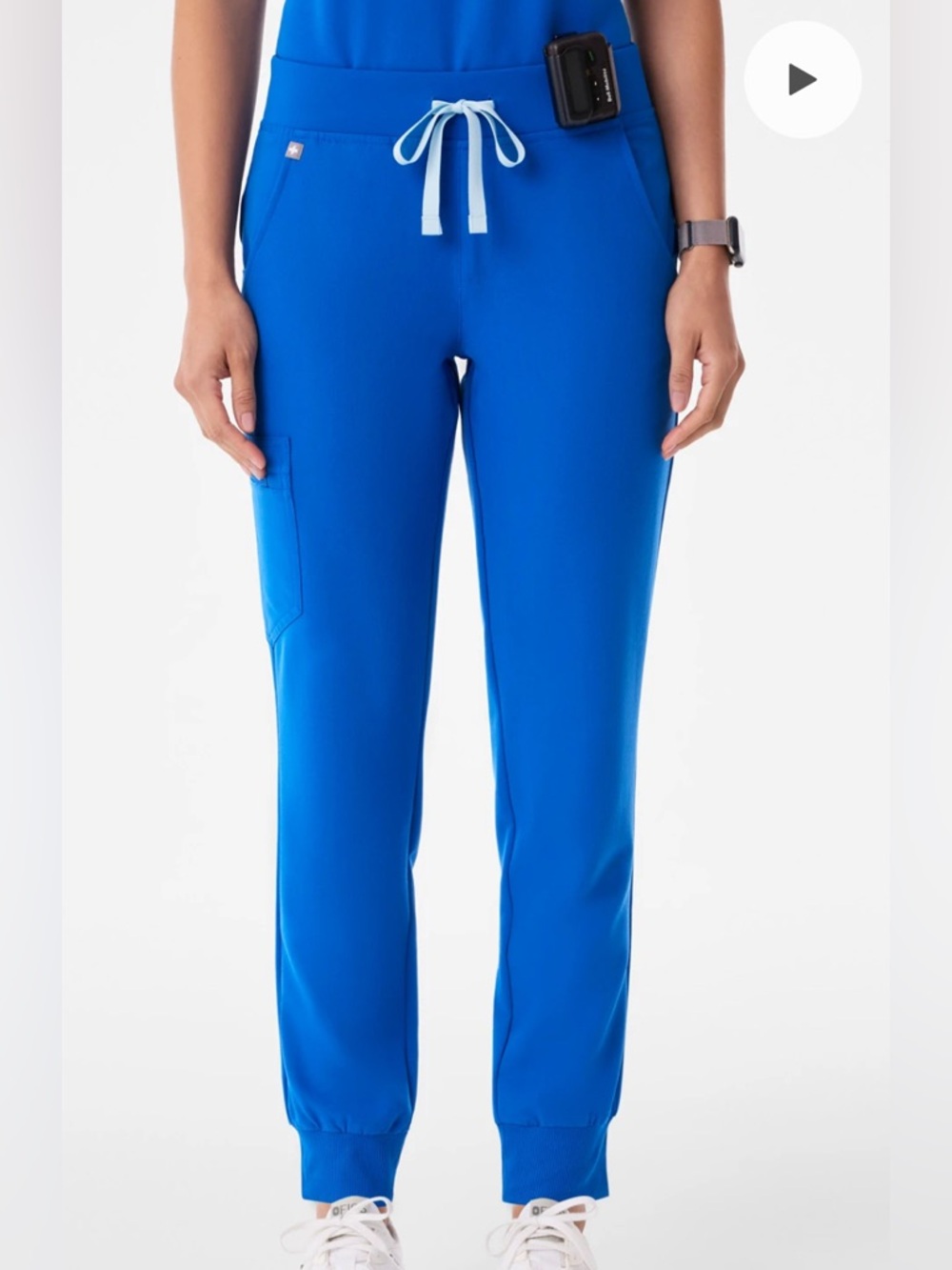 Figs Women’s Zamora Jogger Scrub Pants in Royal Blue